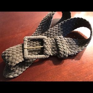Suede Woven Belt